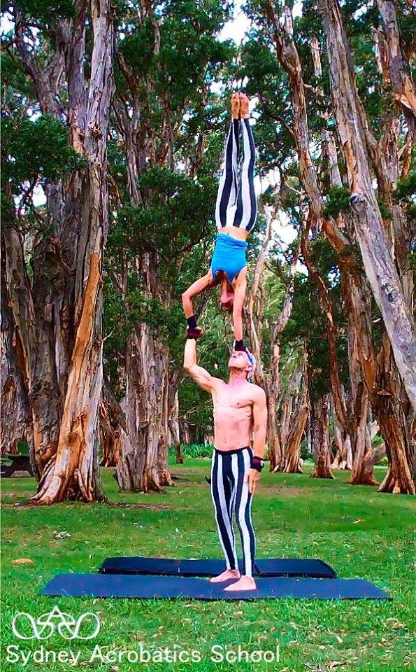 Handstand on Head and Hand